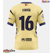 Camiseta Barcelona Fermin Lopez #16 Visitante Equipación 2025-26 manga corta